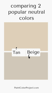 Beige Vs Tan What S The Difference
