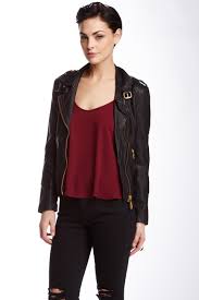 Doma Leather Motorcycle Jacket Nordstrom Rack