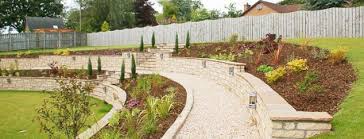 A Slope Terraced Garden Beds