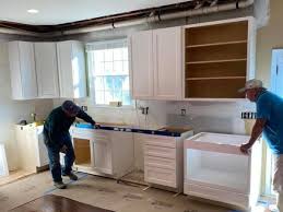 install cabinets
