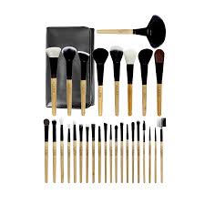 allure makeup brush set with bag 29pcs