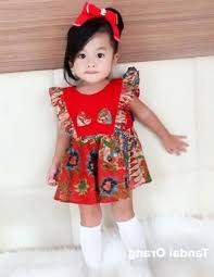 Video kali ini pola baju anak perempuan cara sederhana. 54 Baru Model Baju Batik Anak Umur 1 Tahun Baju Batik