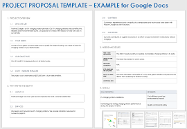 google docs project proposal templates