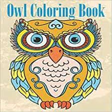 owl coloring book easy and fun owls