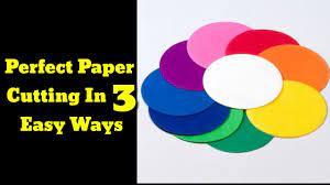 How To Cut Perfect Circle In 3 Easy Way || simple method - YouTube