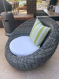 Sunbrella Custom Round Barstool Cushion