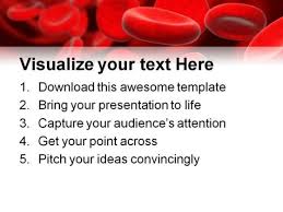 Blood Cells Medical Powerpoint Template 0610 Powerpoint Themes