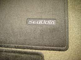 toyota sequoia floor mats taupe color