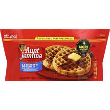 aunt jemima blueberry waffles 14 ct