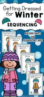 Getting Dressed For Winter Posters Pocket Chart And