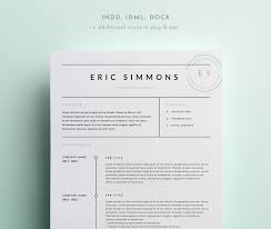 Modern Two Page Resume Templates Indesign Juve Cenitdelacabrera Co