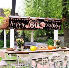60th birthday decoration ideas