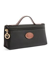 longch black le pliage cosmetic bag