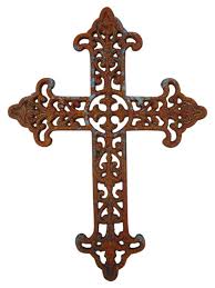 Cast Iron Wall Decor Cross Shoreline