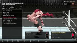 Wwe 2k20 is a professional wrestling video game developed by visual concepts and published by 2k sports. Wwe 2k19 Ported Move Animations Moves Not Listed In Create A Moveset Complete Pack That S All For 2k19 Mods Smacktalks Org