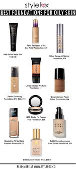 the best foundations for oily skin