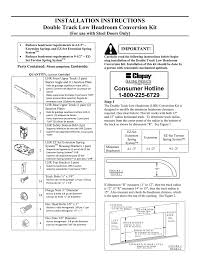 Clopay 4125477 Installation Guide Manualzz Com