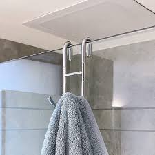 2 Piece Shower Door Hooks Bathroom