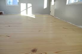 installing wide plank pine flooring