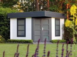 Sie suchen intelligente aufbewahrungssysteme in einem modernen design? Flachdach Gartenhaus Modell Oregon 44 Flachdach Gartenhaus Gartenhaus Haus