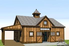 horse barn with living quarters floor