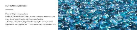 glass decorative pebble beads glass