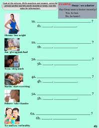 Grammar: Present Perfect with 'lately & recently' worksheet