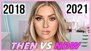 how i did my makeup then vs now 2018