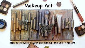 diy makeup art recycling old makeup