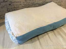 how to sew a yoga bolster pillow diy