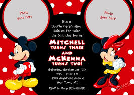 Mickey Mouse Clubhouse Birthday Party Invitations