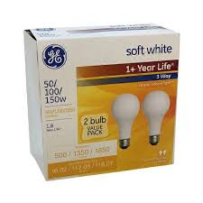 General Electric 50 100 150 Watt 3 Way Long Life Incandescent Light Bulb Soft White 1 Ct Instacart