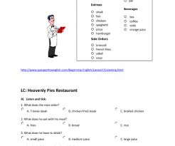 77 Free Restaurants And Cafes Worksheets