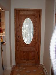 Inserting Glass Into A Wood Entry Door