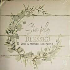 The best calendars for 2021 can help you get organised, and set the tone, for the year ahead. Simply Blessed 2021 Wall Calendar 11 X11 639277927309 Ebay