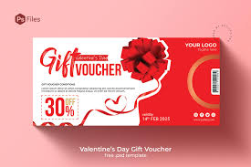 special gift voucher template psd file