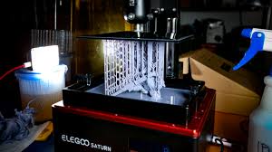 resinlapse 3d printing on elegoo saturn