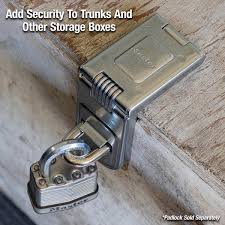 master lock steel heavy duty hasp latch