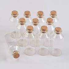24pcs 30ml Mini Glass Bottles Cork