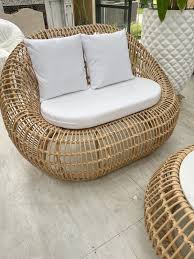 outdoor cane event furniture for hire