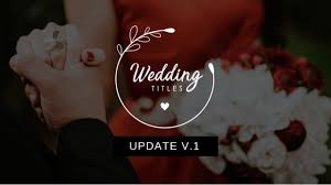 Templates can help you get a head start in designing your next video project here are our template suggestions for final cut pro across a wide variety of categories, all sourced from envato elements. Wedding Titles Update V 1 Fcpx Templates Youtube