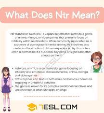 NTR Meaning: What Does NTR Mean and Stand for? • 7ESL