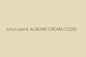 Jotun Paint Almond Cream 1039 Color