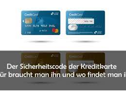 Sicherheitscode der Kreditkarte angeben