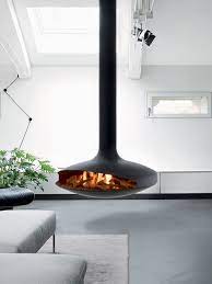 Gyrofocus Suspended Gas Fireplace