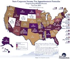 Monday Map State Corporate Income Tax Apportionment