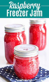raspberry freezer jam easy no fail