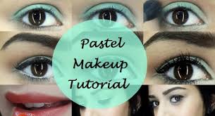 mint green eye makeup tutorial