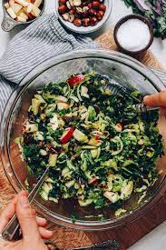 shaved brussels sprout salad with