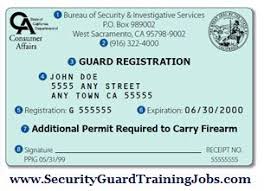 california guard card how to become a